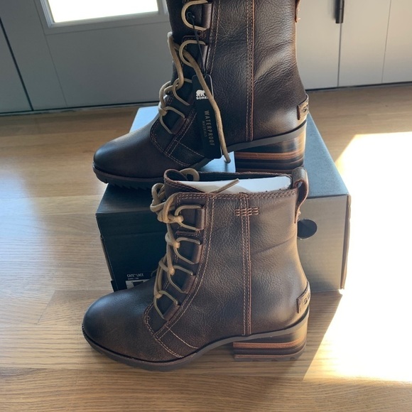 Sorel Cate Lace Water-Resistant Hiker Booties - Picture 13 of 13